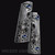 1911 Deep engraved two tone Gun Grips - Valkyrie Art designed in House Combat level texture
