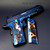1911 PISTOL GRIPS HYBRID NITRE BLUE TITANIUM WITH COPPER SHIPWRECK