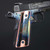 1911 PISTOL GRIPS HYBRID COPPER GRIP WITH FLAME TITANIUM INLAYS