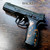 SOLID COPPER CZ75 / SHADOW 2 GRIPS SHIPWRECK PATINA FINISH 042