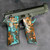 Shop our custom Beretta pistol grips - COPPER BERETTA 92XI GRIPS SHIPWRECK PATINA FINISH 22 - Made in the USA - Custom Beretta parts and grips - Free shipping