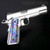 1911 gun grips crafted from Titanium - 1911 PISTOL GRIPS TITANIUM HYBRID ONE OF A KIND 1 OF 1 OPAL COLOR CASE - Precision machined and hand anodized one of a kind custom grips - sezzle financing available