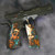 SOLID COPPER CZ75 / SHADOW 2 GRIPS SHIPWRECK PATINA FINISH 046