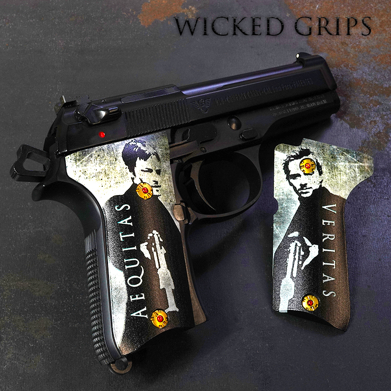 BERETTA 92 COMPACT GRIPS AEQUITAS VERITAS