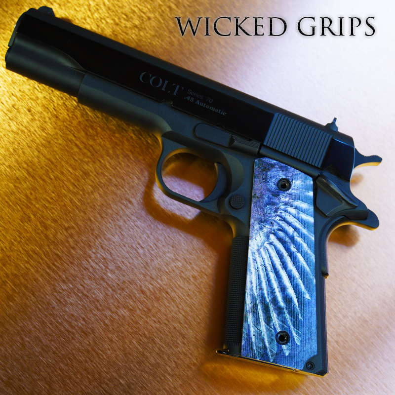 CUSTOM 1911 THIN GRIPS WING