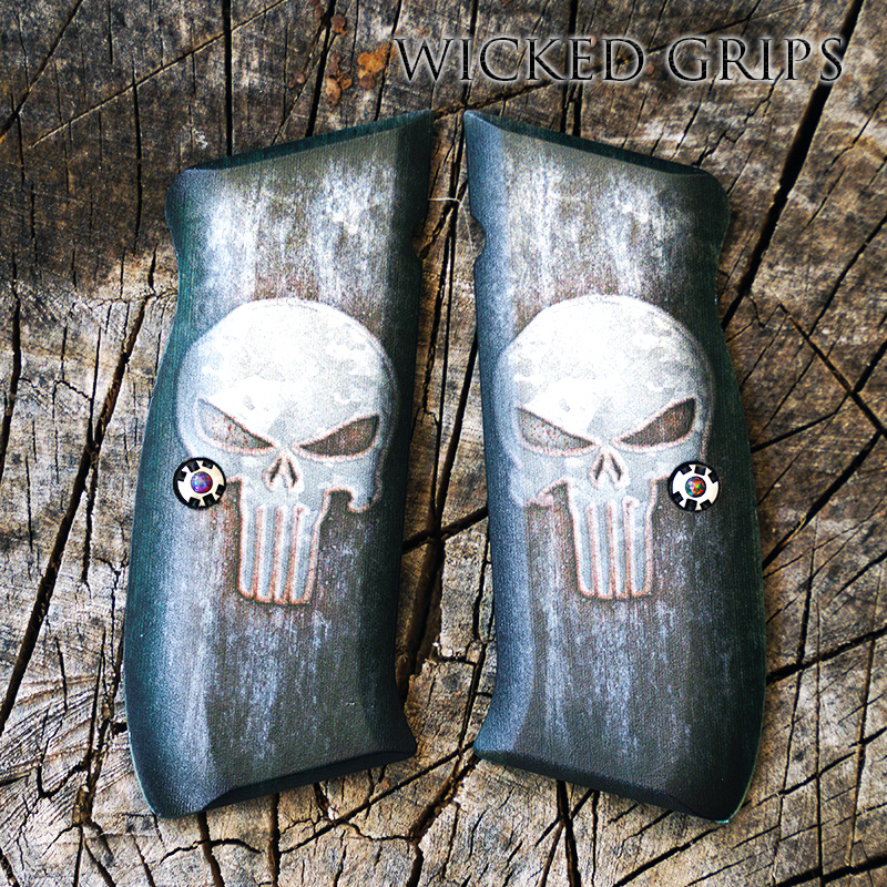 CZ-75 CUSTOM PISTOL GRIPS FULL METAL PUNISHER