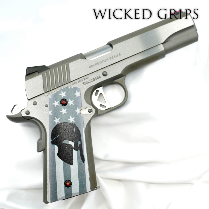 1911 GRIPS ARTIST SERIES AMERICAN SPARTAN