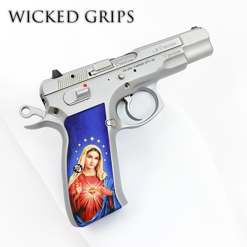 CZ-75 CUSTOM PISTOL GRIPS MARY V3