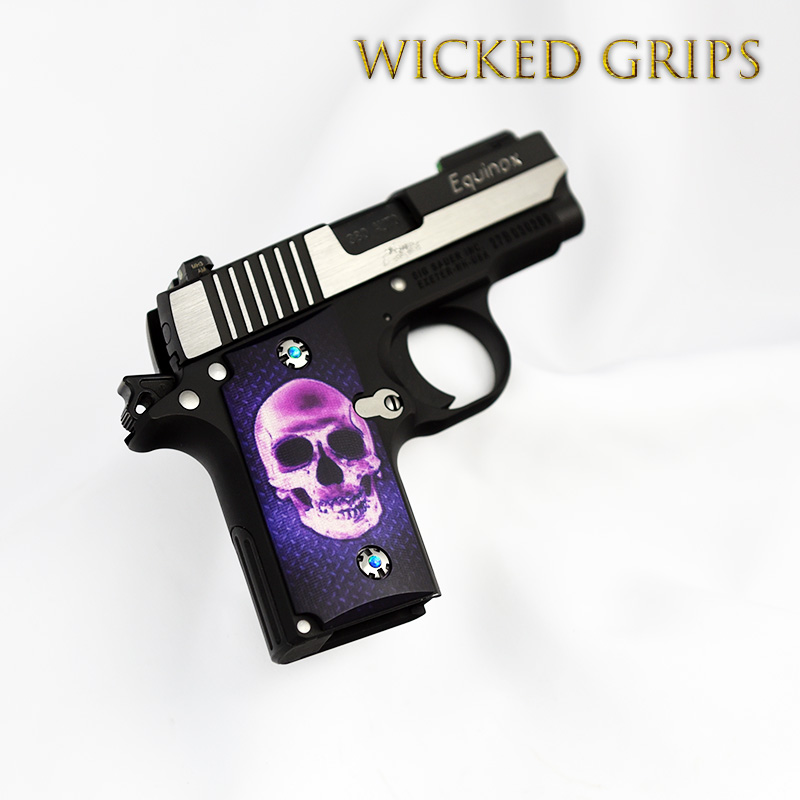 CUSTOM SIG SAUER P238 CUSTOM PISTOL GRIPS SKULL