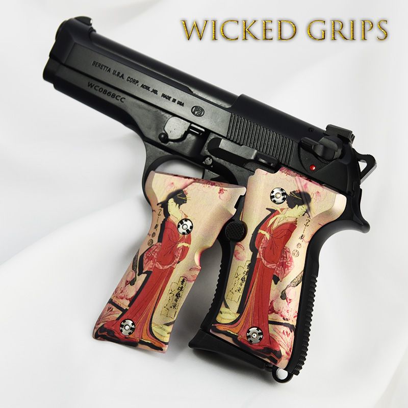 BERETTA 92 COMPACT PISTOL GRIPS GEISHA