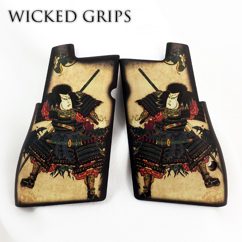 CUSTOM DESERT EAGLE GRIPS SAMURAI