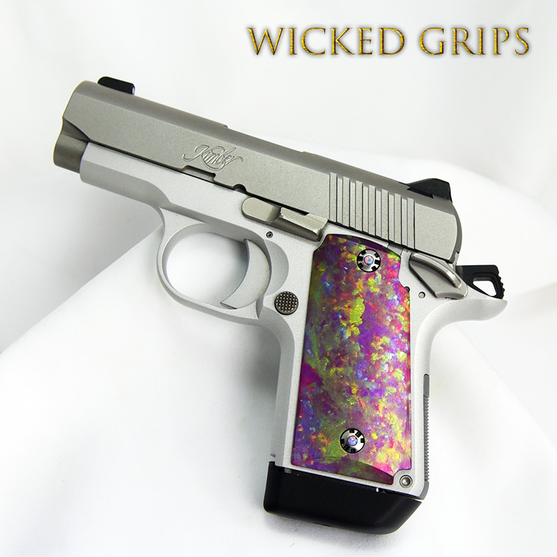 KIMBER MICRO 9MM CUSTOM PISTOL GRIPS OPAL