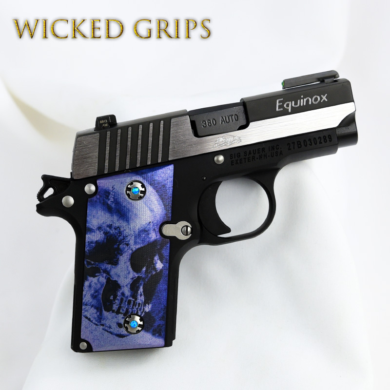 Silver & White Pearl Sig Sauer P238 Grips – LS Grips