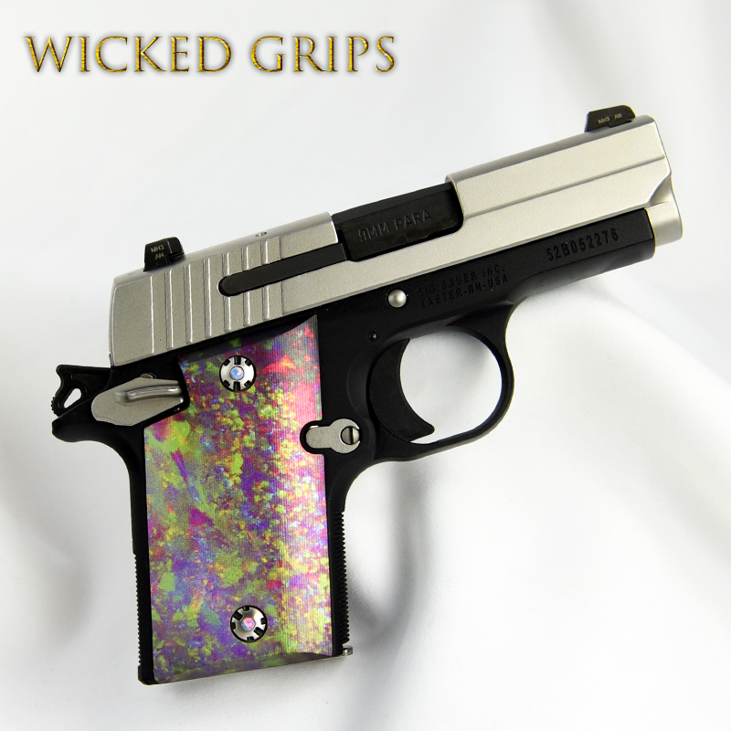 CUSTOM SIG SAUER P938 GRIPS OPAL