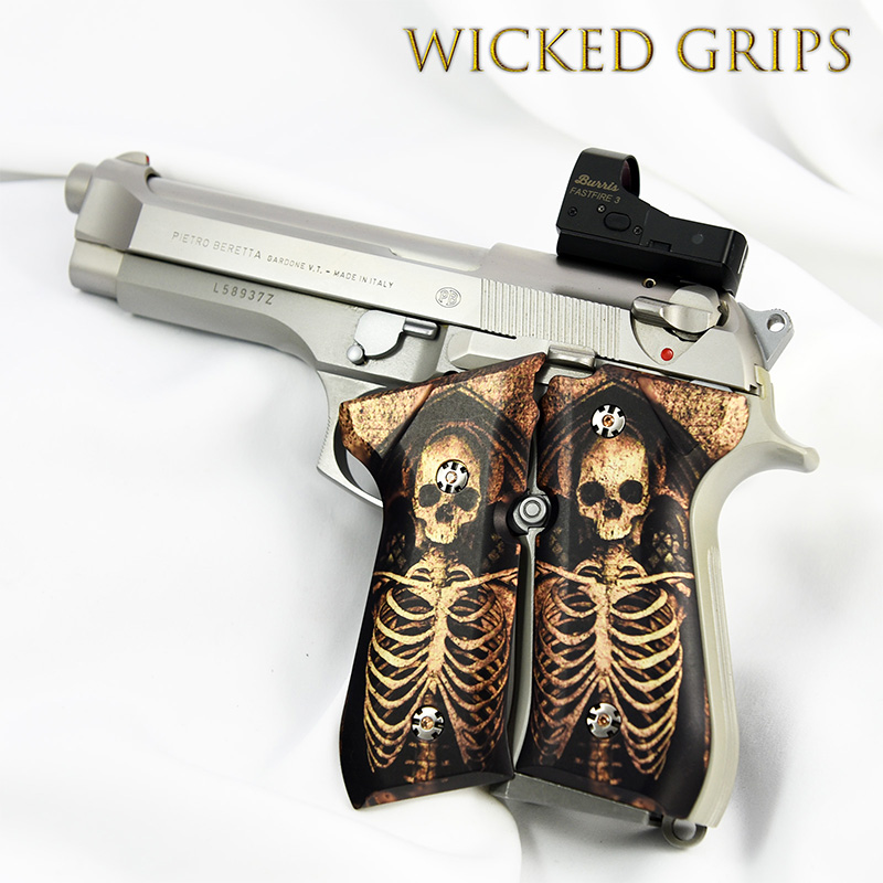 beretta-92fs-custom-grips-skeleton