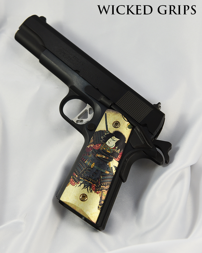 CUSTOM 1911 GRIPS SAMURAI