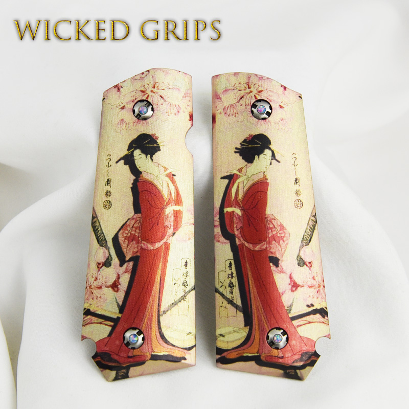 1911 BOBTAIL PISTOL GRIPS GEISHA