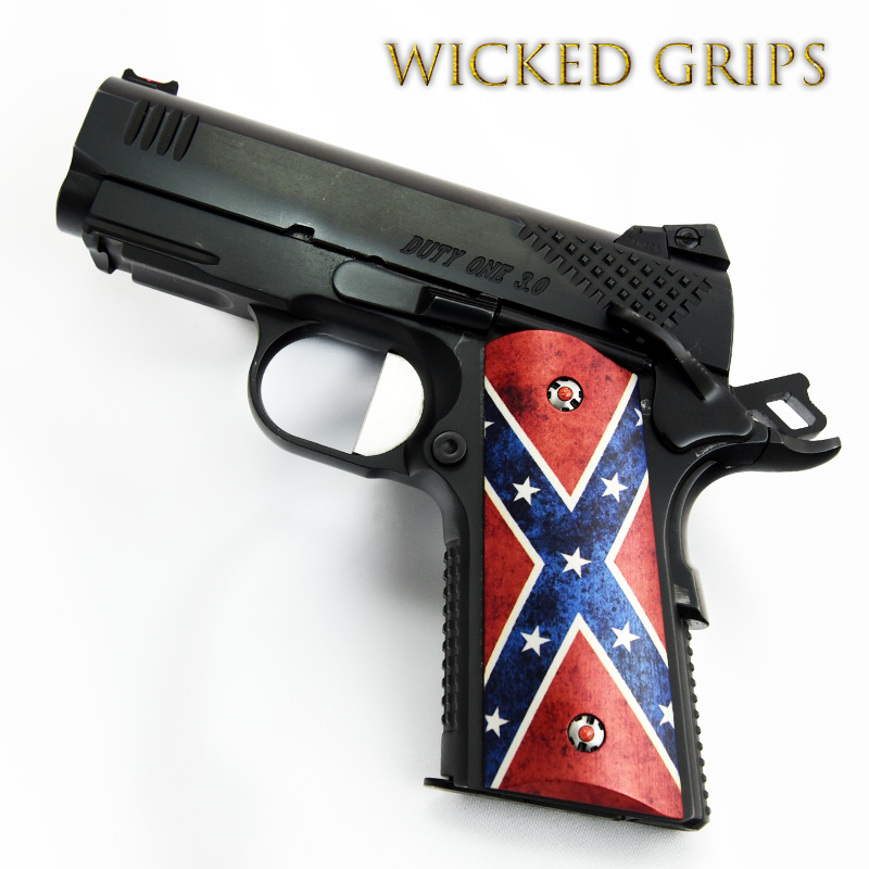 1911 COMPACT OFFICERS MODEL GRIPS DIXIE