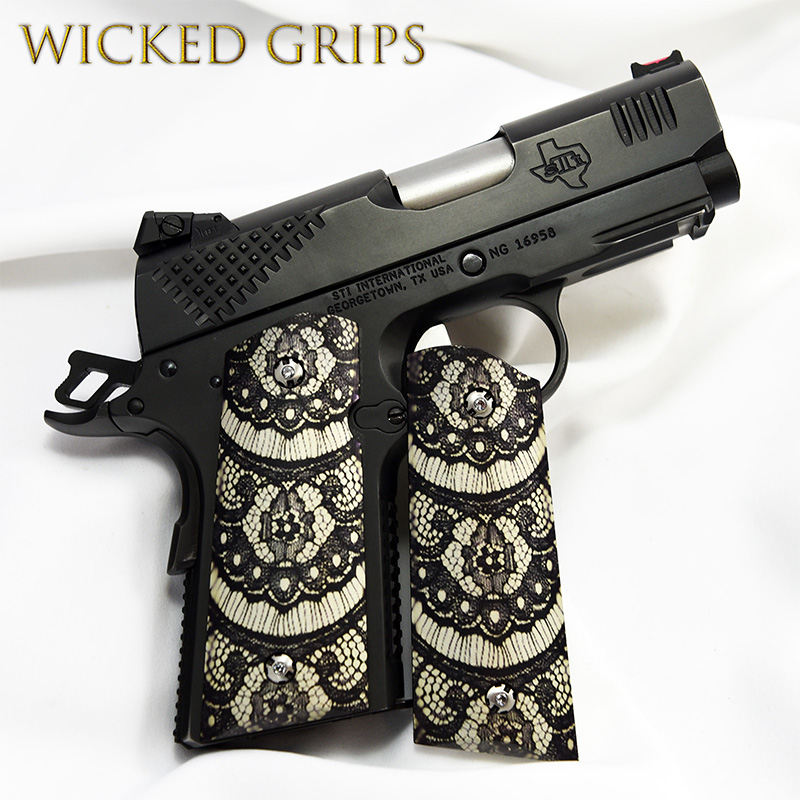 custom-1911-officers-grips-black-lace