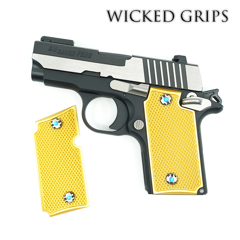 SIG 238 CUSTOM PISTOL GRIPS CHECKERED