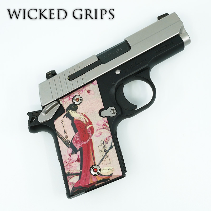 CUSTOM SIG SAUER P938 GRIPS GEISHA