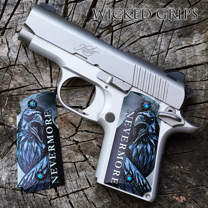 KIMBER MICRO 9MM CUSTOM PISTOL GRIPS NEVERMORE