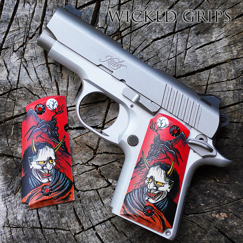 KIMBER MICRO 9MM CUSTOM PISTOL GRIPS HANNYA DEMON