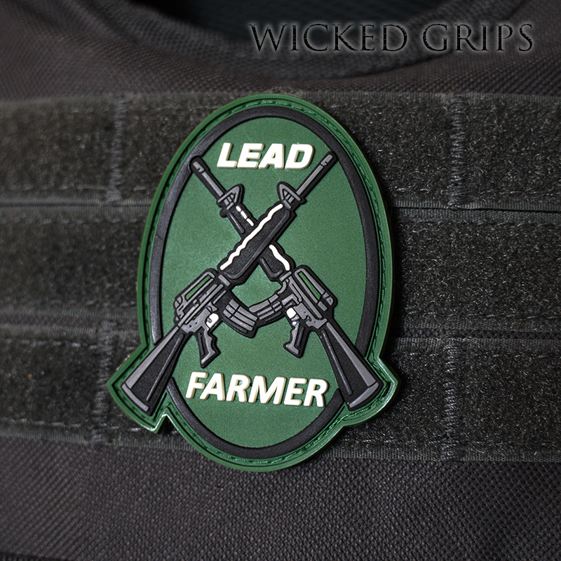 LEAD FARMER VELCRO TACTICAL MORALE PATCH