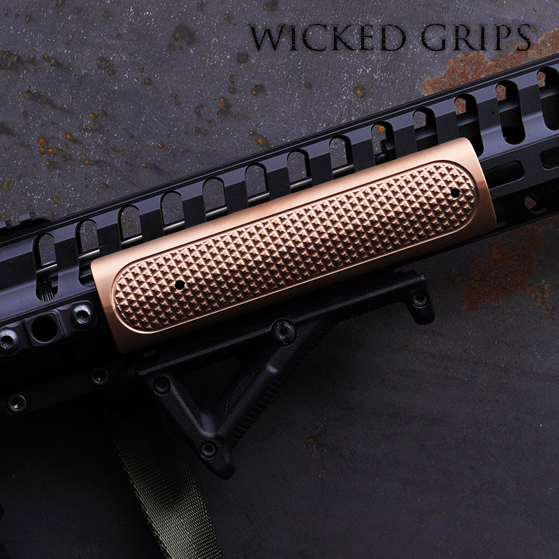 CUSTOM ROSE GOLD PVD GRATER RAIL COVERS