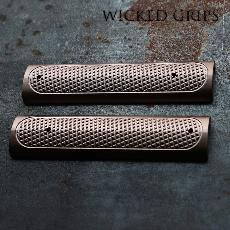 CUSTOM BRONZE PVD GRATER RAIL COVERS