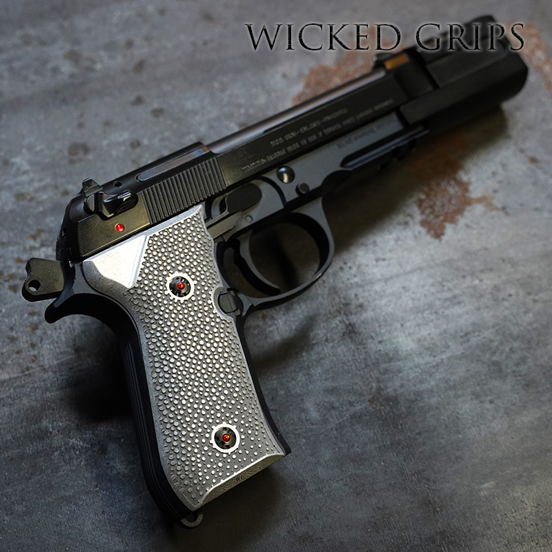 BERETTA 92fs PISTOL GRIPS PEBBLE GRAIN EXTREME GRIP