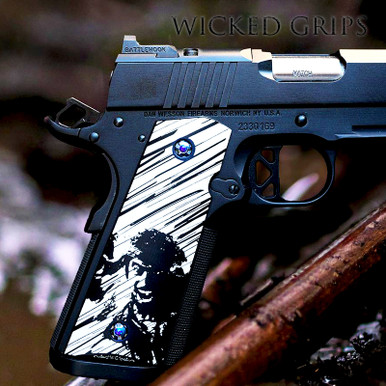 CUSTOM 1911 GRIPS SEVEN SAMURAI KIKUCHIYO