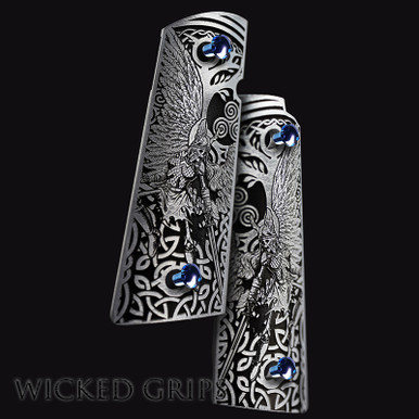 Choose your color - Anodized Titanium 1911 Gemstone Grip screws