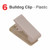 Bulldog Clip - Plastic