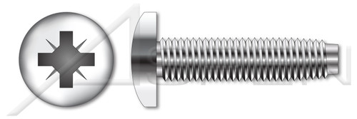 M4-0.7 X 6mm DIN 7500 Type CE, Metric, Thread Rolling Screws, Pan Pozidriv Alternative Drive, A2 Stainless Steel