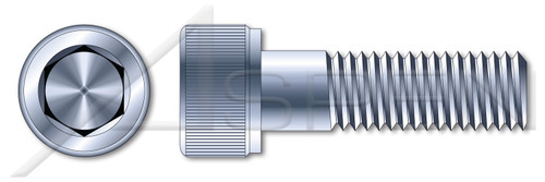 #8-32 X 1-3/4" Hex Socket Head Cap Screws, Alloy Steel, Zinc Plated, Made in U.S.A.