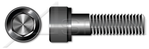 M20-2.5 X 140mm ISO 4762, Metric, Hex Socket Head Cap Screws, Class 12.9 Steel, Black Oxide, Holo-Krome