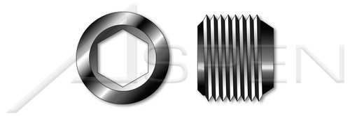 3/4"-10 X 3/8" Socket Jam Screws, Hex Socket Drive, Alloy Steel, Light Oil Coating, Holo-Krome