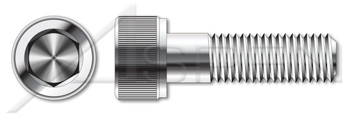 1/4"-28 X 5/8" Hex Socket Head Cap Screws, UNRF Fine Thread, Stainless Steel, Holo-Krome
