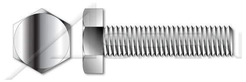 #10-24 X 2" Machine Screws, Hex Head, Stainless Steel