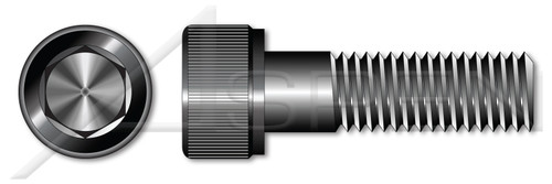 M5-0.8 X 25mm DIN 912 / ISO 4762, Metric, Hex Socket Head Cap Screws, Class 8.8 Steel, Plain