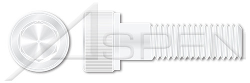 M8-1.25 X 16mm DIN 912 / ISO 4762, Metric, Hex Socket Head Cap Screws, Nylon 6/6