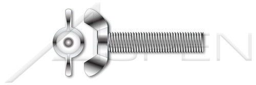 M6-1.0 X 30mm DIN 316, Metric, Wing Screws, Full Thread, A2 Stainless Steel