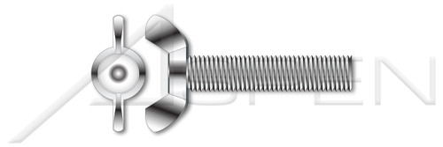 M6-1.0 X 40mm DIN 316, Metric, Wing Screws, Full Thread, A2 Stainless Steel