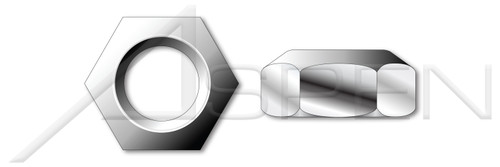 7/16"-20 All Metal Prevailing Torque Lock Nuts, Conical Automation Style, Stainless Steel