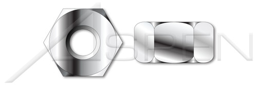2"-4.5 Hex Heavy Nuts, 316 Stainless Steel