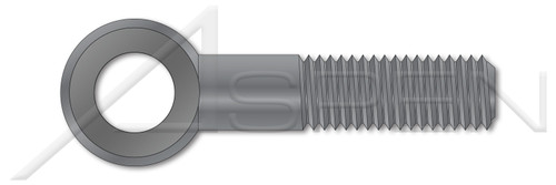 M8-1.25 X 60mm DIN 444 Type B, Metric, Precision Swing Eye Bolts, Class 4.6 Steel, Plain