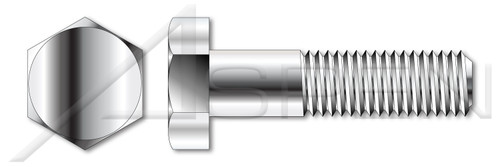 1/2"-13 X 3" Heavy Hex Bolts, AISI 316 Stainless Steel, ASTM A193 Grade B8M