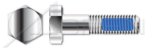 3/8"-16 X 3/4" Hex Head Cap Screws Bolts, Thread-Locking Patch, Stainless Steel