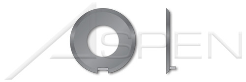 M24 DIN 432, Metric, Keyed Washers, External Tab, Steel, Plain